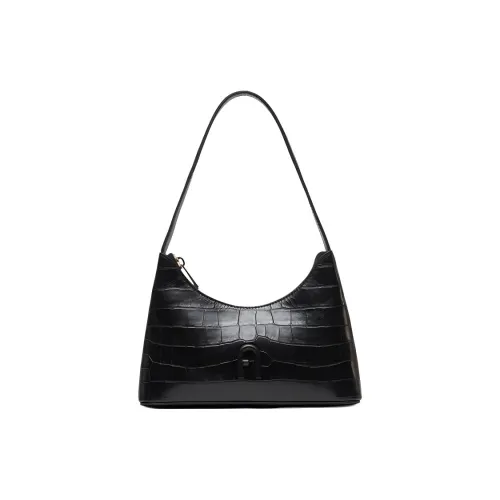 Furla Diamante Кожа Сумка Сумка через плечо Женская Черная