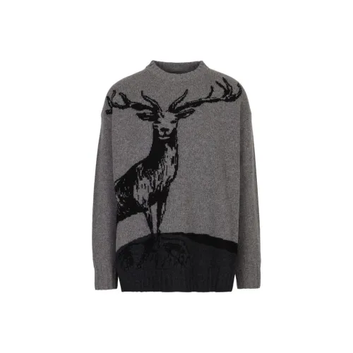 EMPORIO ARMANI Sustainable Collection Серые Мужские Свитера