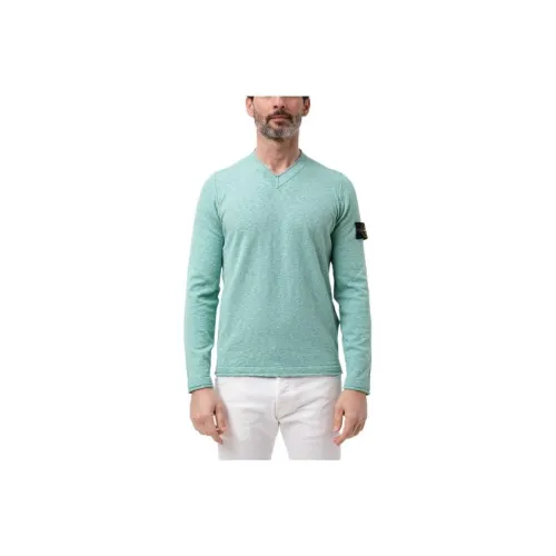 Stone Island Мятно-зеленые Мужские Свитера