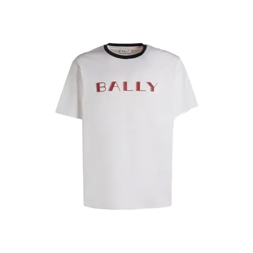 BALLY Белая Мужская T-Рубашка
