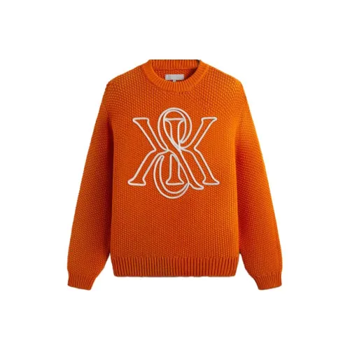 KITH Collaboration Orange Men's Sweaters