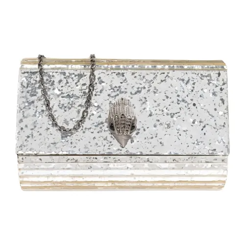 Kurt Geiger London Серебряный Материал Одно плечо Через плечо Клатч Женская Серебряный