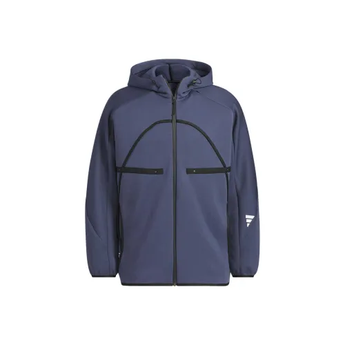 Adidas FOS Collection Куртка Унисекс Темно-синий Ярко-белый