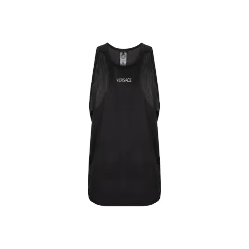 VERSACE Мужские черные майки