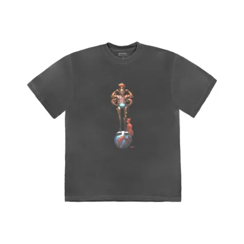 TRAVIS SCOTT Черная унисекс футболка