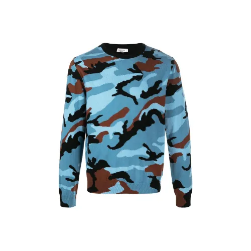 Valentino Кашемировый свитер мужской синий