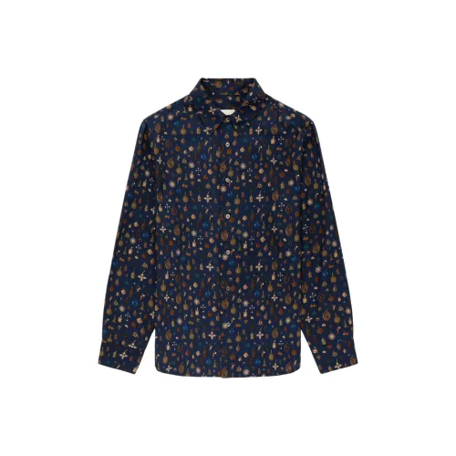AIME LEON DORE FW24 Рубашка Унисекс Морской Синий