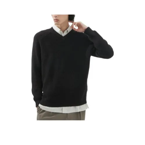 Uniqlo U Collection Черные Мужские Свитера