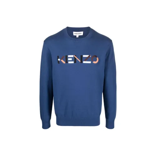 KENZO Синие Мужские Свитера
