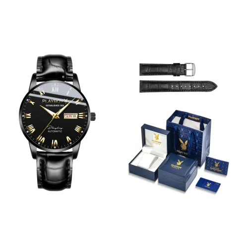 PLAYBOY Collaboration Механические Мужские часы 40mm*40mm*10mm Черные