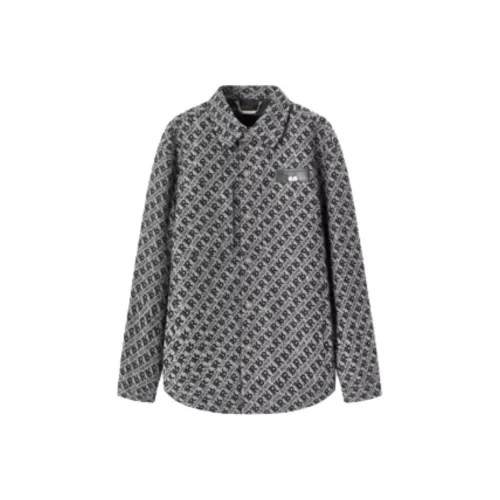 JOHN RICHMOND Рубашка Мужская Черная Серый