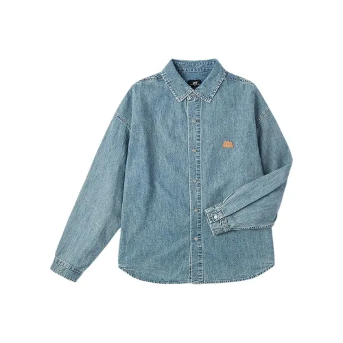 Мужская рубашка Lee co-branded, светло-синяя