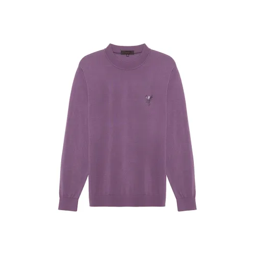 DIDIBOY FW24 Свитер Мужской Розовый Фиолетовый