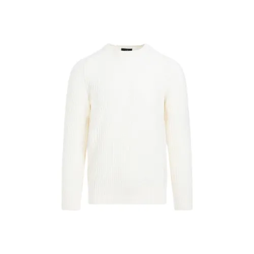 Dunhill Экрю Мужские Свитера