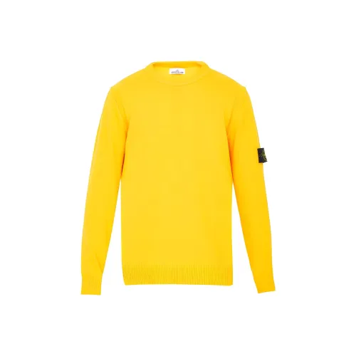 Stone Island Желтые Мужские Свитера