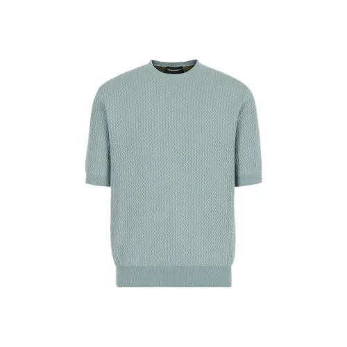 EMPORIO ARMANI SS22 Трикотаж Мужской Светло-Зеленый