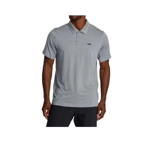 RVCA Поло Мужское Chalk Gray