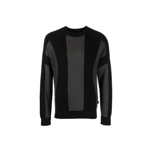 EMPORIO ARMANI Черные Мужские Свитера