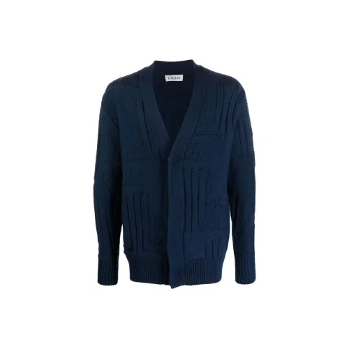 Lanvin FW22 Трикотаж Мужской Морской Синий