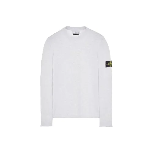 Stone Island Светло-серые Мужские Свитера