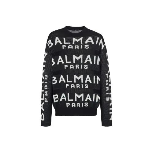 BALMAIN FW22 Свитер Мужской Черный