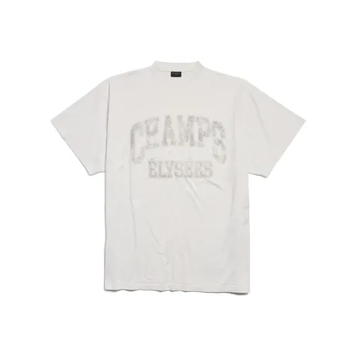 Balenciaga T-Shirt Loose Fit Unisex White