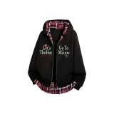 Чёрно-красный, флисовая подкладка