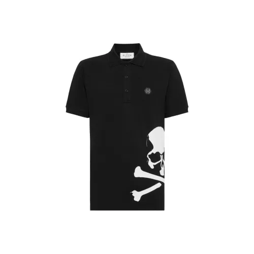 PHILIPP PLEIN SS24 Поло Мужское Черное