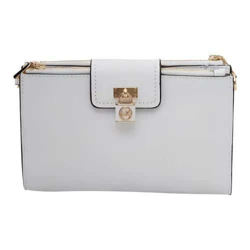 MICHAEL KORS MK Ruby Saffiano Кожа Сумка через плечо Маленькая Женская Белая