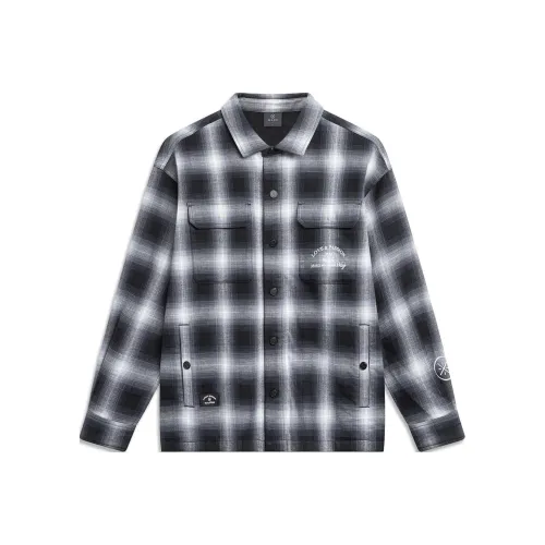 LINING Мужские черные рубашки