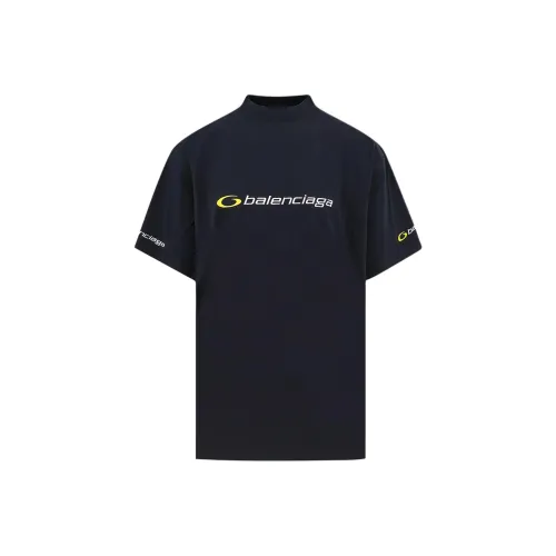 Balenciaga Мужские черные футболки