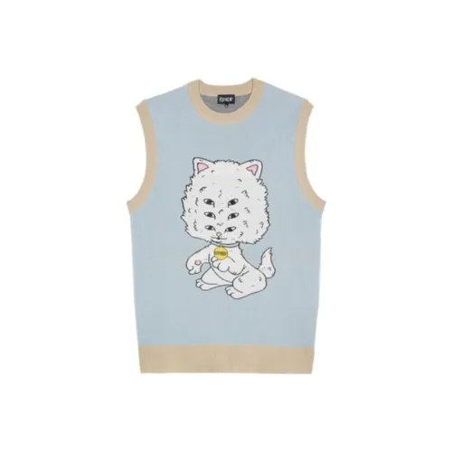 RIPNDIP совместный бренд Синий Мужской Свитеры