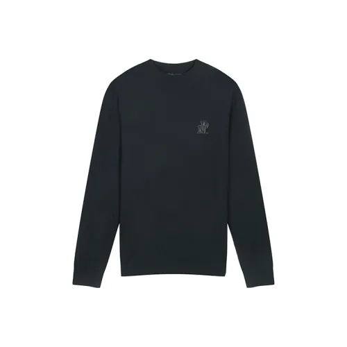 DAVID NAMAN Черные Мужские Свитера