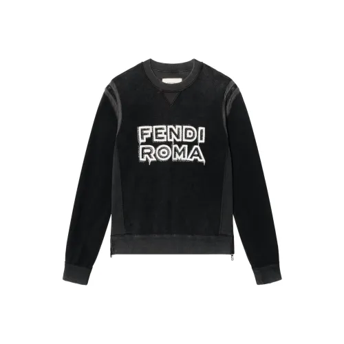 FENDI Мужские черные свитера