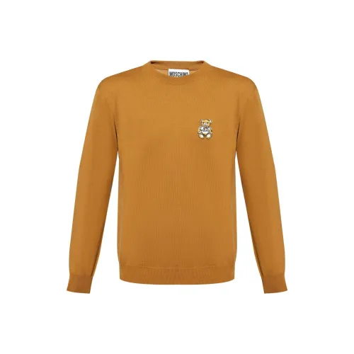 MOSCHINO Свитер Мужской Верблюжий Коричневый