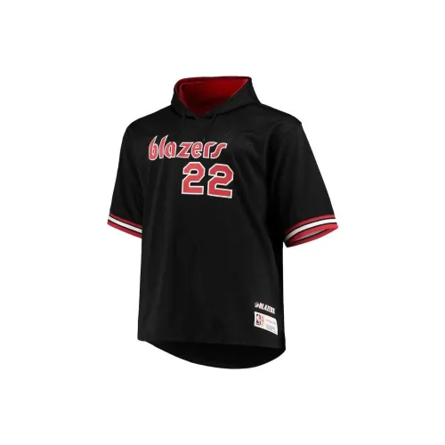 NBA Portland Trail Blazers Mitchell Ness Clyde Drexler Толстовка Мужская Черная