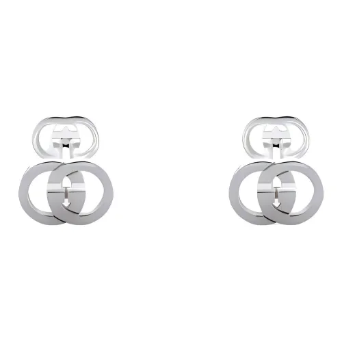 GUCCI 941 Серебряные Запонки Унисекс Серебряные