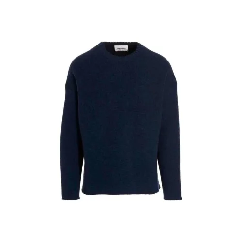 JIL SANDER Синие Мужские Свитера