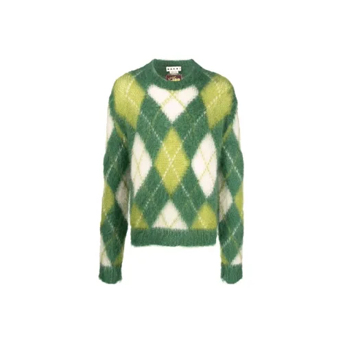 MARNI Зеленые Мужские Свитера
