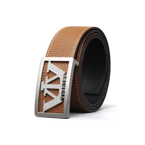 V.V.Brown Ремни из коровьей кожи Мужской 3,7 3,75 см