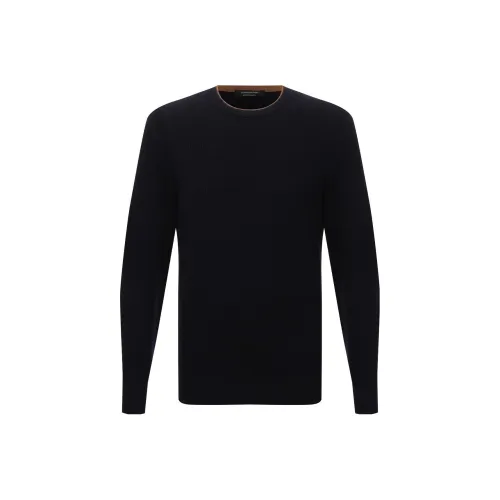 Ermenegildo Zegna Черные Мужские Свитера