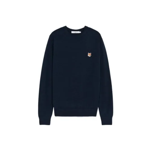 Maison Kitsune Темно-синий Унисекс Свитеры