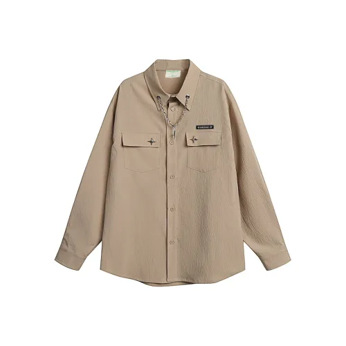 WANCHAO CP Хаки Унисекс Рубашки