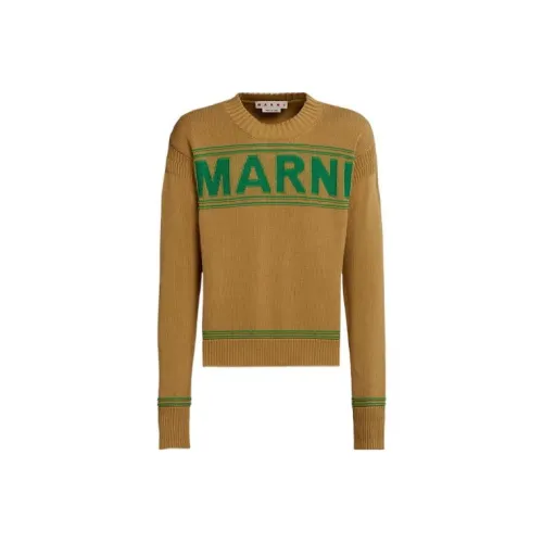 Marni SS23 Желтые Мужские Свитера