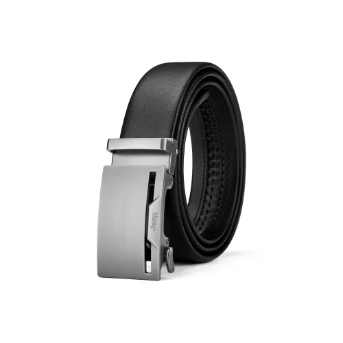 JEEP Корова Кожа Сплав Кожаные Ремни Мужской Черный 3,5 см