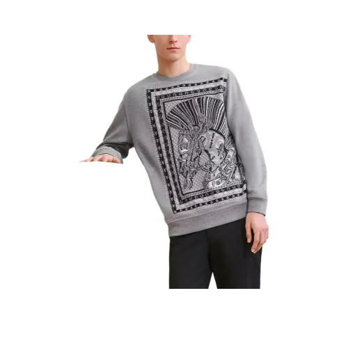 HERMES Серые Мужские Свитера