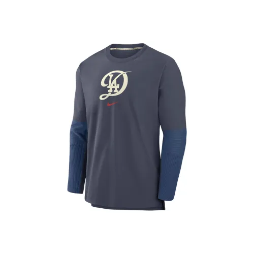 Nike MLB Los Angeles Dodgers Городской Connect Толстовка Мужской Navy Темно-синий Синий