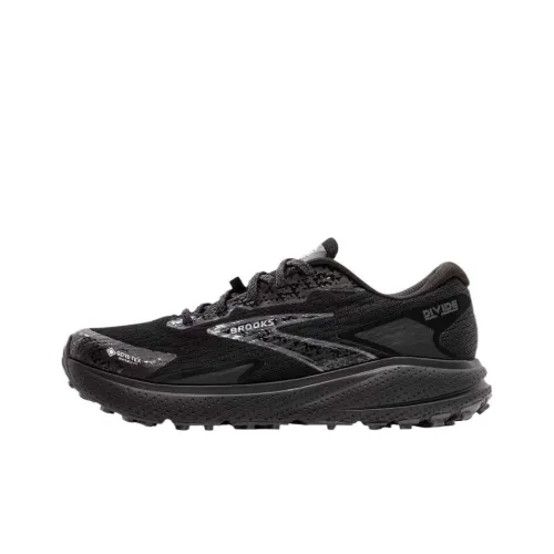 Brooks Divide 5 GTX Low Топ Беговые кроссовки Женские Черный