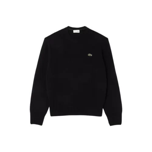 Свитеры для мужчин черного цвета в сотрудничестве с LACOSTE