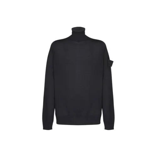 Stone Island Черные Мужские Свитера